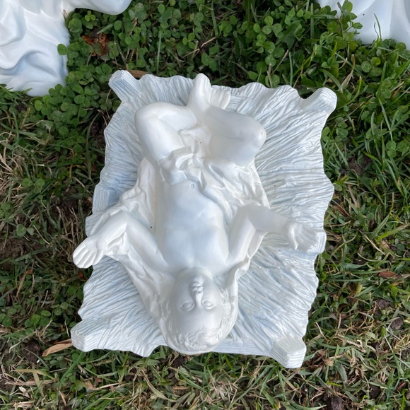 Vintage XL Nativity 21” Ceramic Molds Joseph, Mary & Baby Jesus - Picture 4 of 11